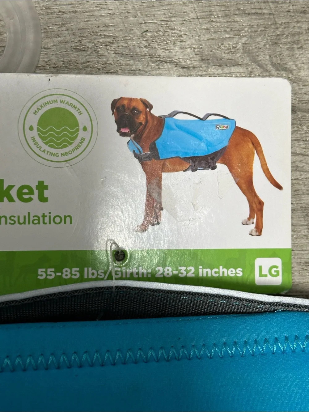 Large Dog Outward Hound Dawson Swim Life Vest Jacket bright blue floatation NWT